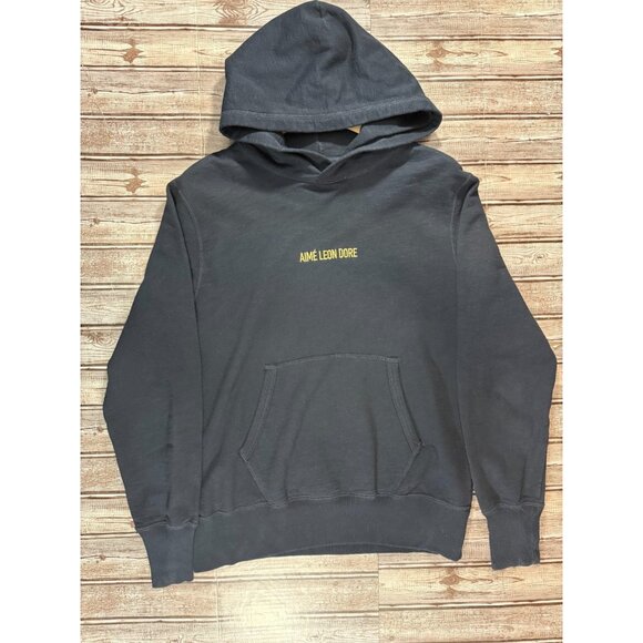 Aime Leon Dore ALD Logo Hoodie color blue size S - Picture 1 of 8